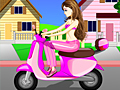 Motorbike Girl զգեստ Up խաղալ օնլայն