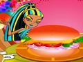 Monster High Hamburger Deco խաղալ օնլայն