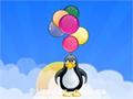 Penguin Parachute Chase խաղալ օնլայն